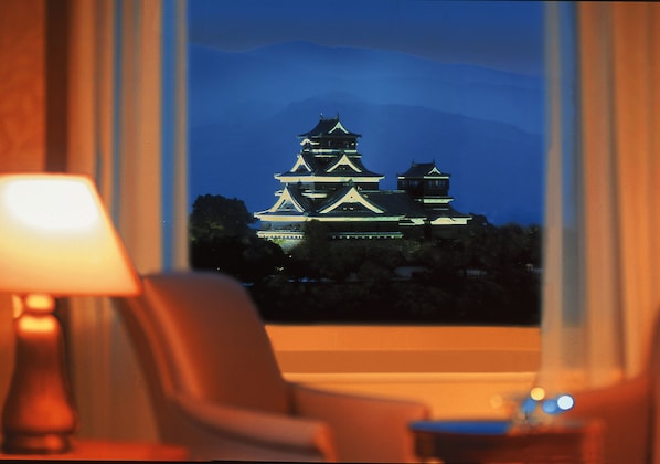 Uitzicht vanuit de kamer