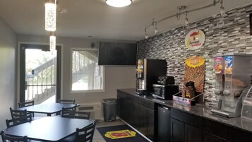 Free daily on-the-go breakfast