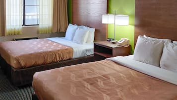 Room, 2 Queen Beds, Accessible, Non Smoking | Desk, blackout curtains, iron/ironing board, free WiFi