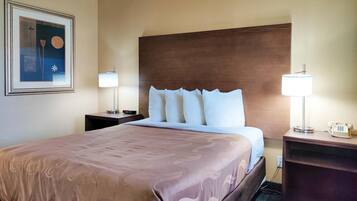 Standard Room, 1 Queen Bed, Non Smoking | Desk, blackout curtains, iron/ironing board, free WiFi