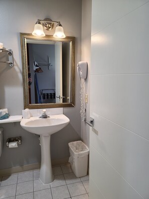 Free toiletries, hair dryer, towels