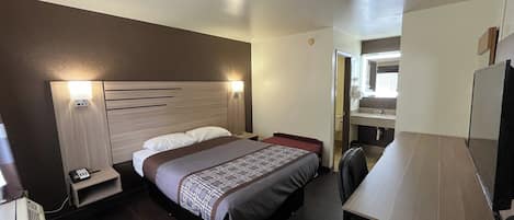 Desk, iron/ironing board, free WiFi, bed sheets