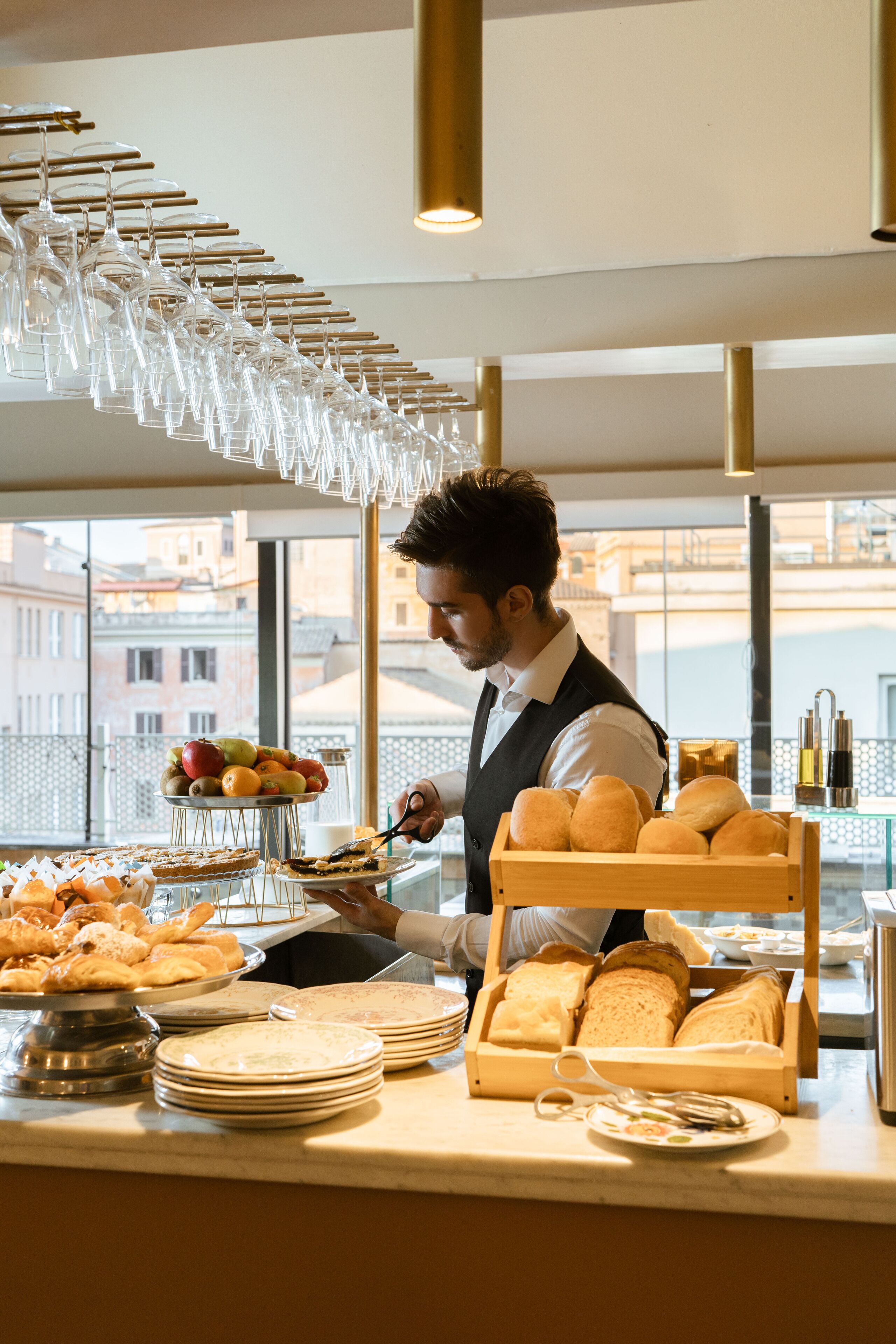 Daily buffet breakfast (EUR 15 per person)