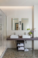 Family Room, Kitchenette, Annex Building | Bathroom | Shower, eco-friendly toiletries, slippers, towels
