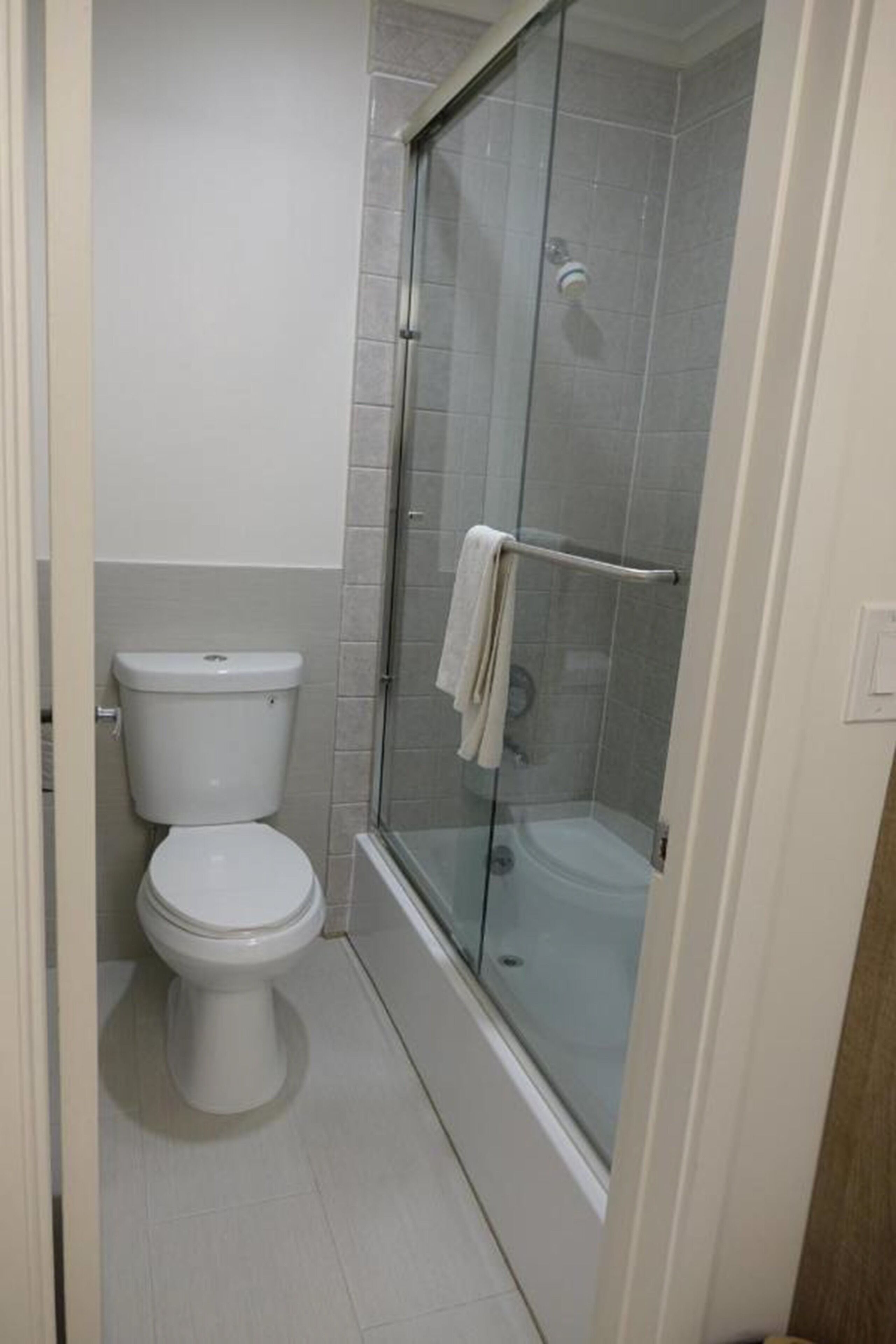 superior room, 2 queen beds | bathroom | hair dryer, towels