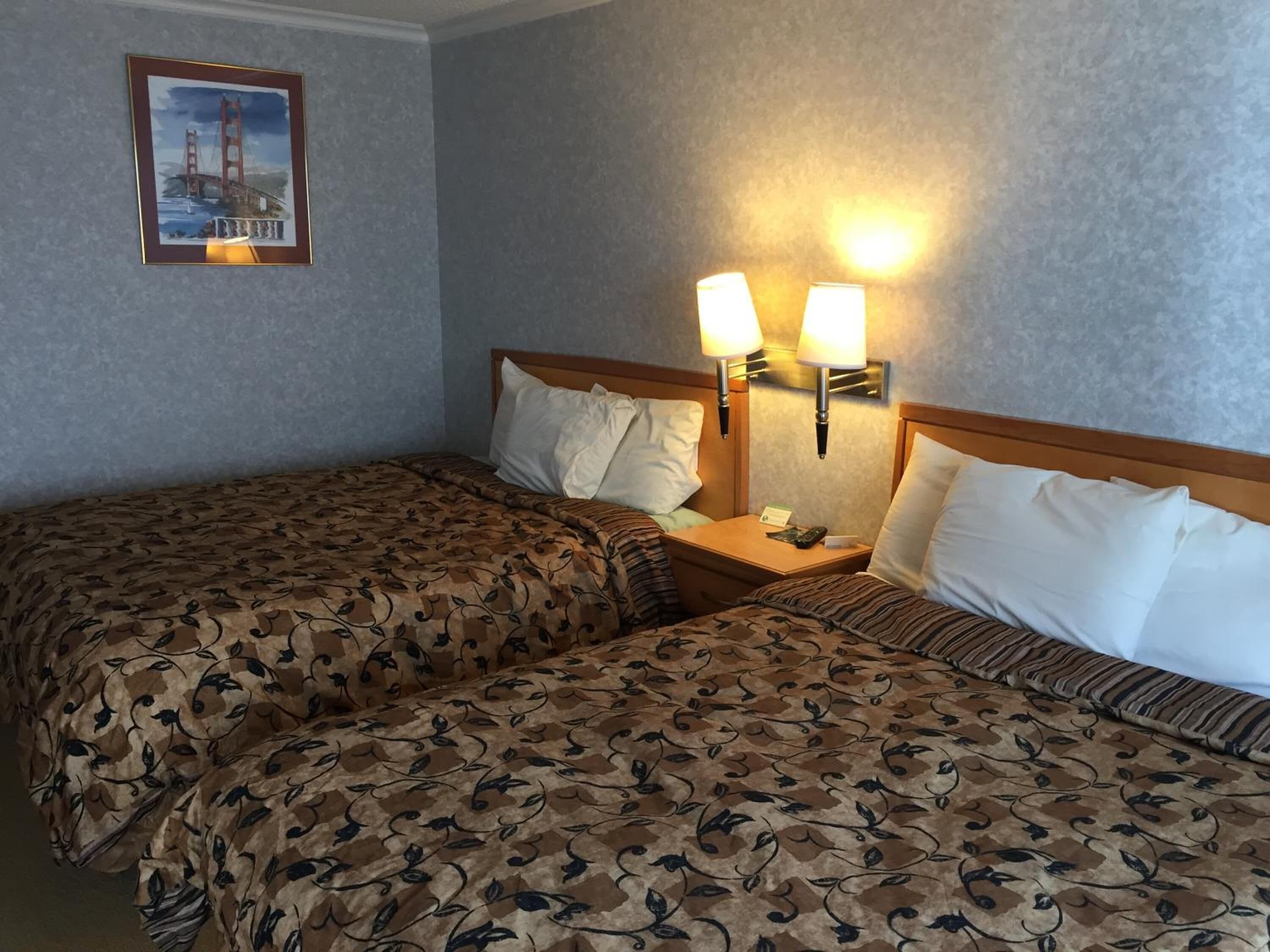 desk, blackout curtains, iron/ironing board, free wifi