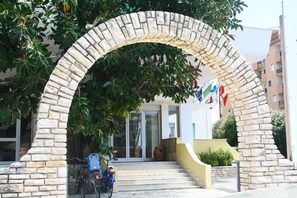 Entrada de la propiedad