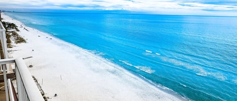 Utsikt mot havet/stranden