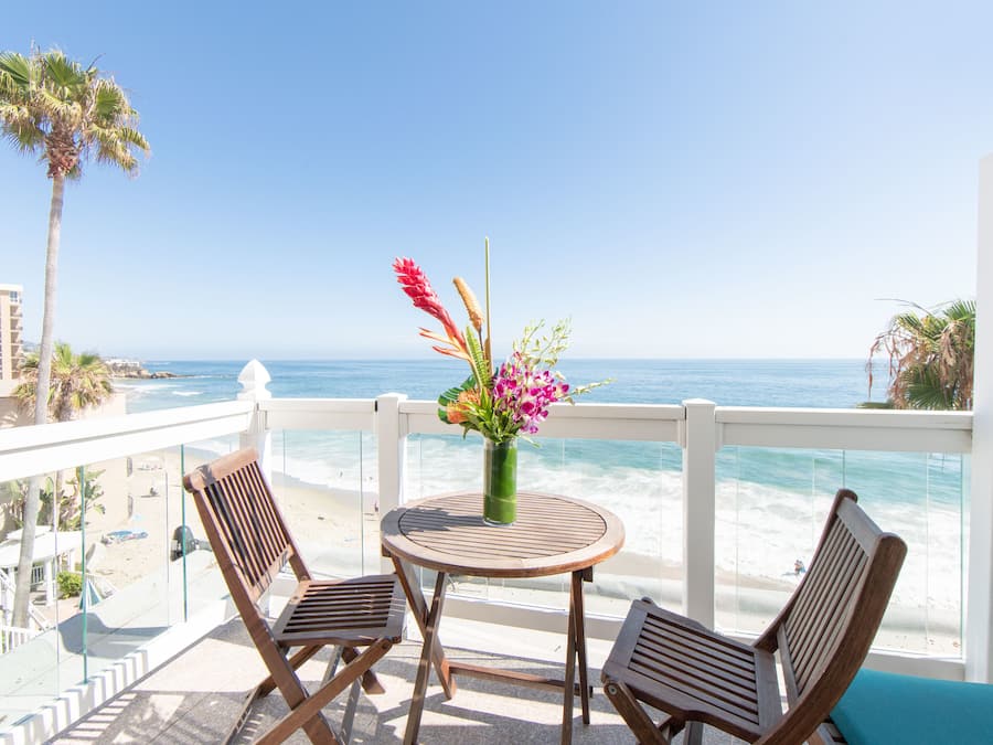 Phòng, 1 giường cỡ king, lò sưởi, sát bãi biển | Hiên