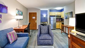 Desk, iron/ironing board, free cots/infant beds, free WiFi