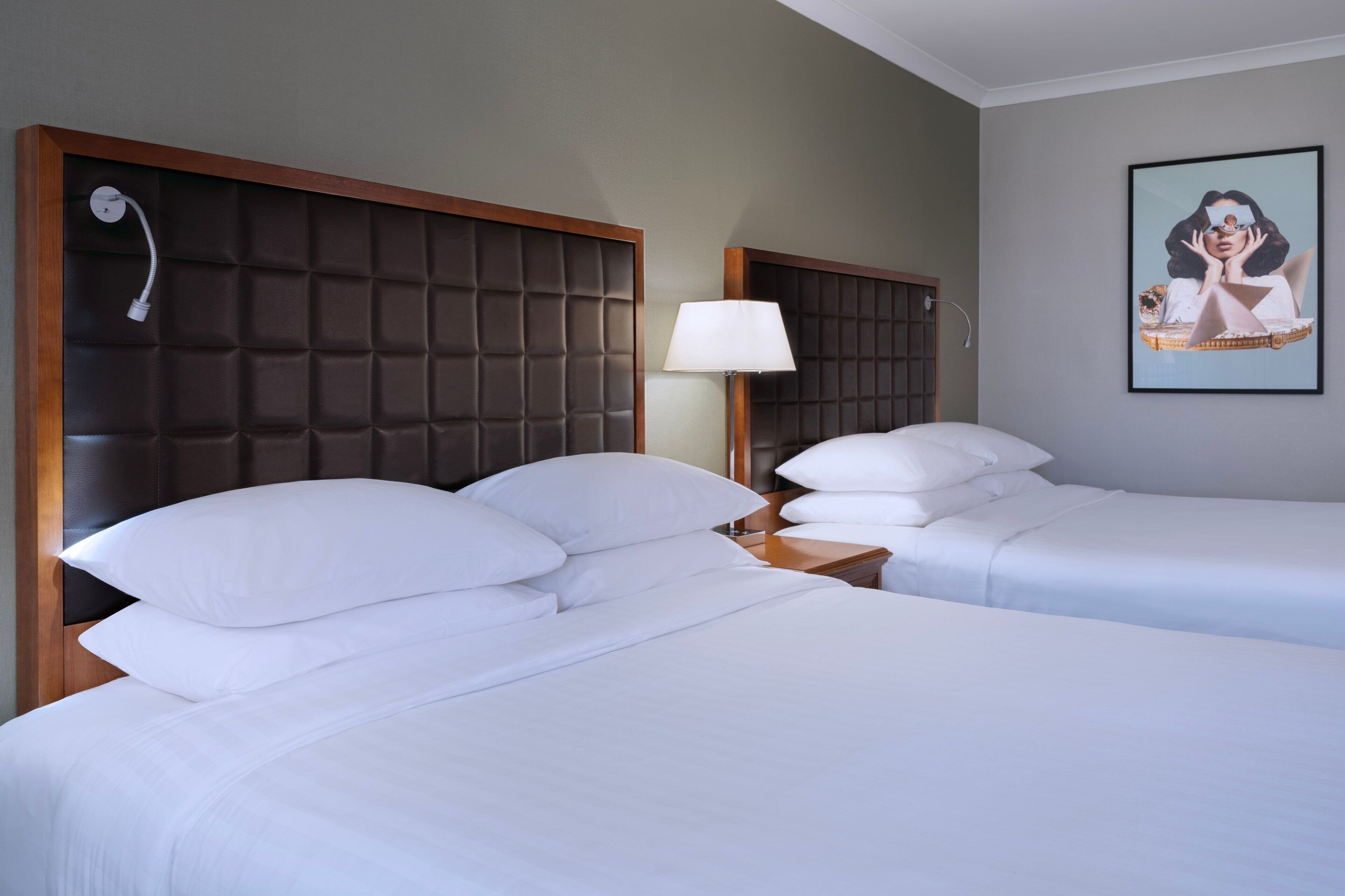 deluxe room, 2 double beds | 1 bedroom, premium bedding, pillow-top beds, in-room safe