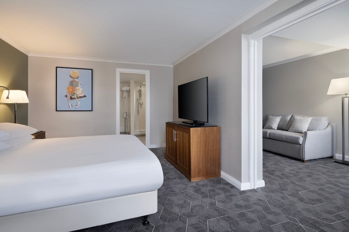 suite, 1 king bed with sofa bed | 1 bedroom, premium bedding, pillow-top beds, in-room safe