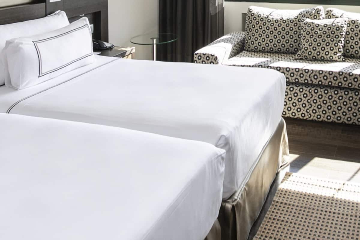 1 bedroom, down comforters, memory foam beds, minibar