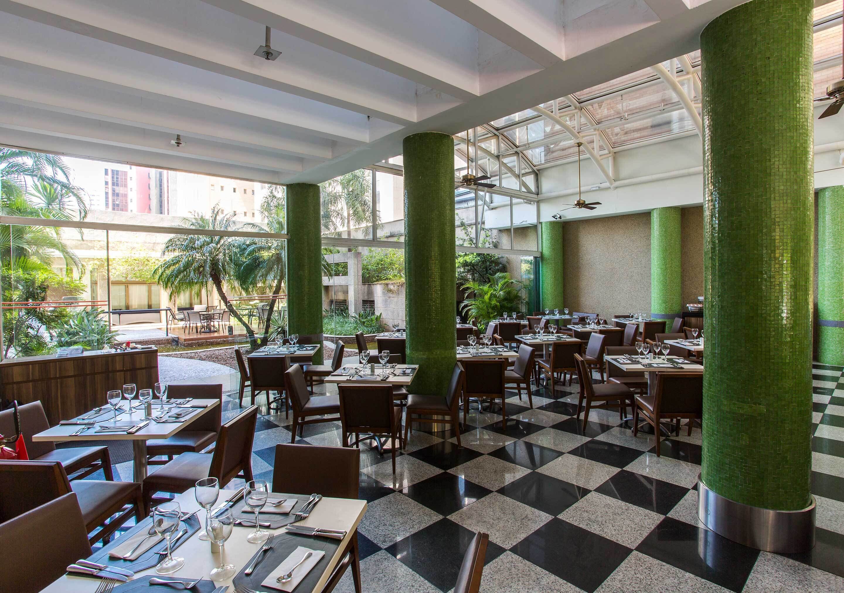 breakfast, lunch, dinner served; international cuisine, garden views