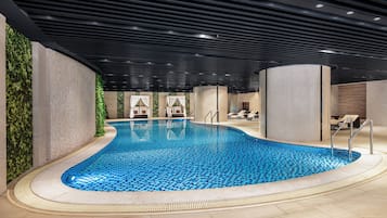 Indoor pool, outdoor pool