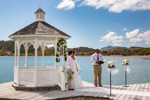 Zona para bodas al aire libre