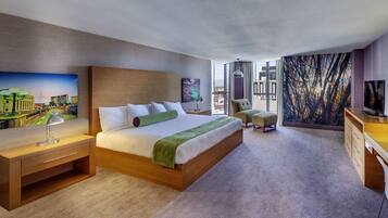 高档床上用品、羽绒被、客房内保险箱、办公桌