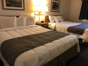 1 bedroom, desk, laptop workspace, blackout drapes