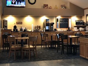 Free daily full breakfast
