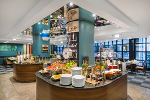 Daily buffet breakfast (EUR 15 per person)