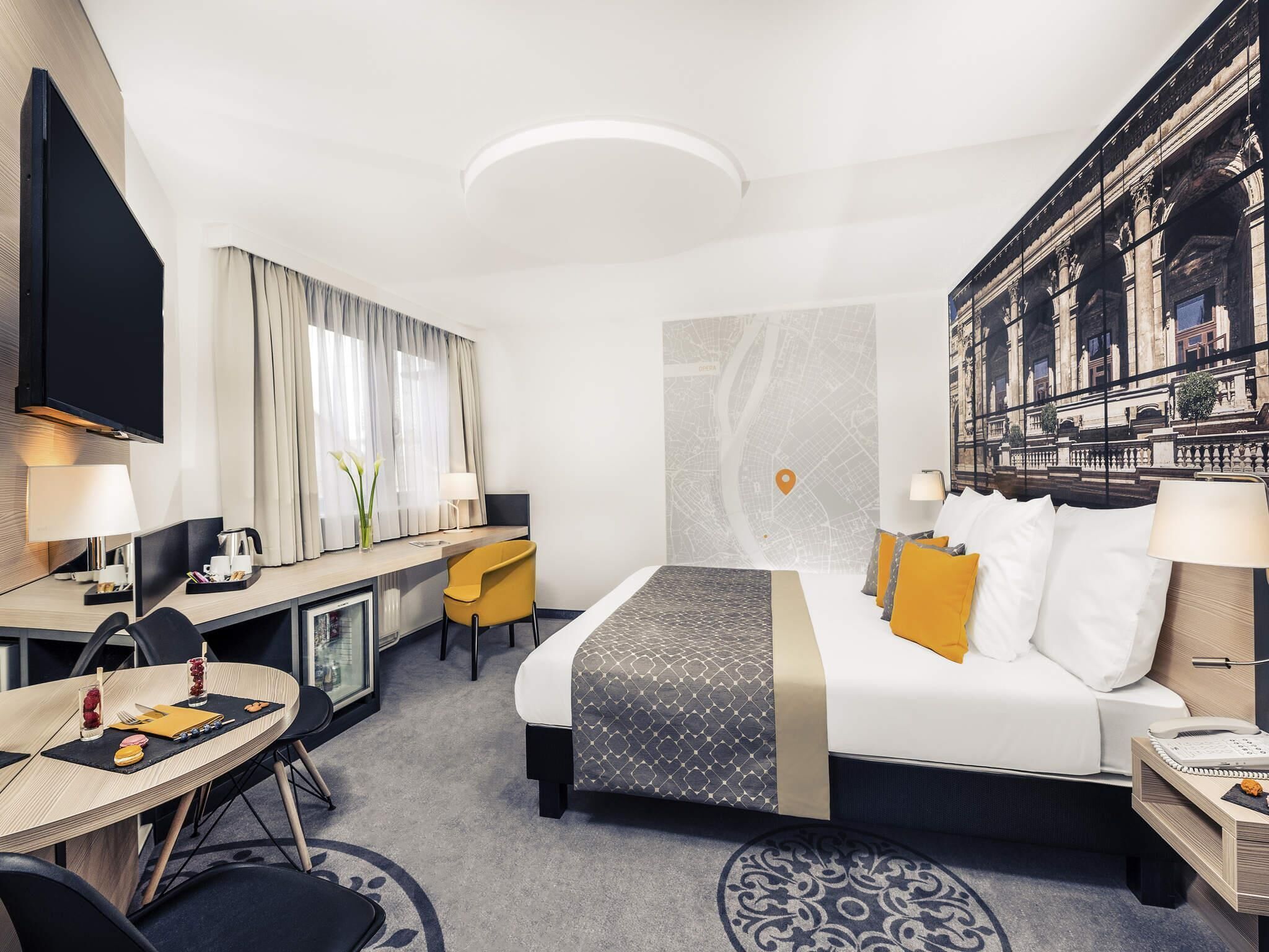 Ropa de cama hipoalergénica y minibar 