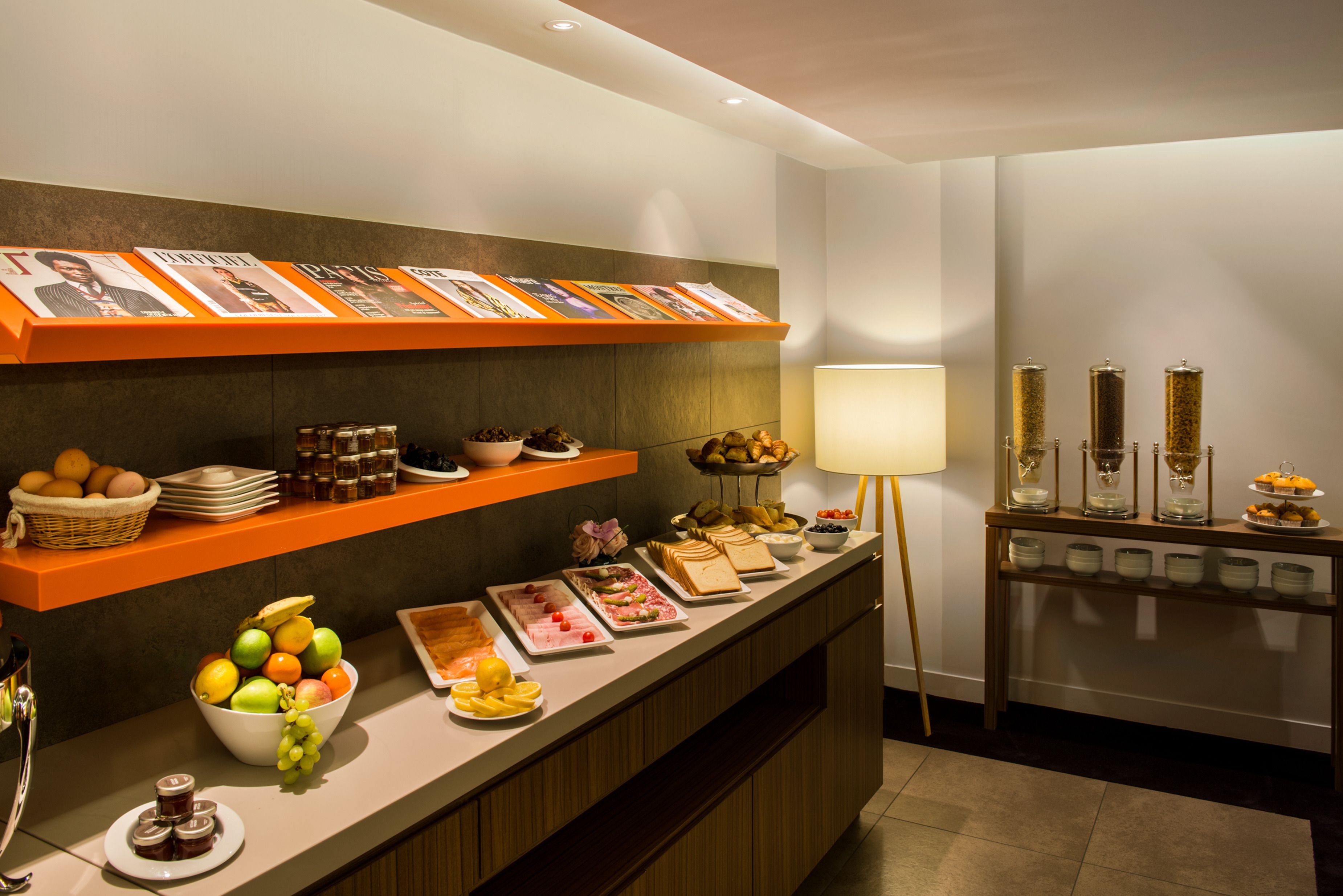 daily buffet breakfast (eur 22 per person)