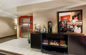 Free daily on-the-go breakfast