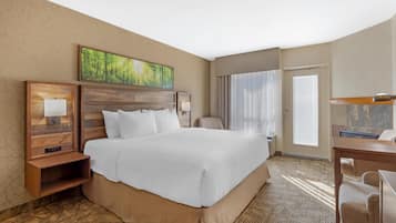 Standard Room, 1 King Bed, Non Smoking, Balcony (2nd Floor;No Pets in room type) | Pillow-top beds, desk, laptop workspace, blackout curtains