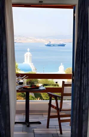 Standard Double or Twin Room, Sea View | View from room