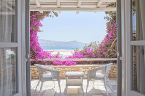 Chambre Double Supérieure, vue mer | Vue depuis le balcon