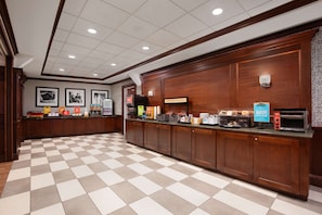 Free daily buffet breakfast