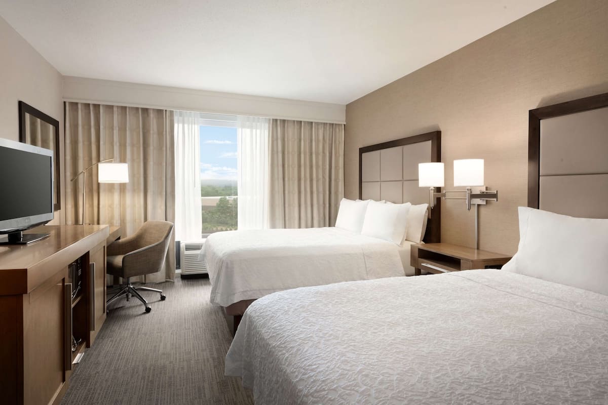 Standard Room, 2 Queen Beds | Individually furnished, desk, blackout drapes, iron/ironing board