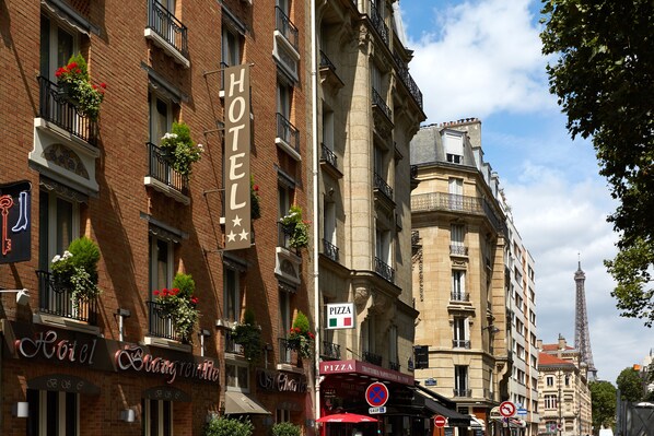 Façade de l’hébergement