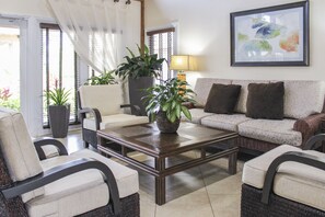 Sala de estar en el lobby