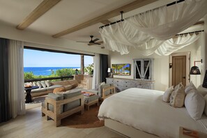 Room, 1 King Bed, Oceanfront (Spa Casita) | 1 bedroom, premium bedding, Tempur-Pedic beds, free minibar - Esperanza, Auberge Collection (Cabo San Lucas)