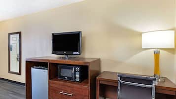 Desk, blackout curtains, iron/ironing board, free cots/infant beds
