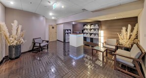 Sauna, body treatments, hot stone massages, body scrubs, facials