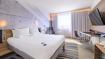 Ropa de cama hipoalergénica y minibar