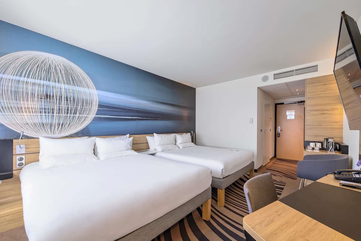 Habitación estándar, 2 camas individuales | 1 habitación, ropa de cama hipoalergénica y minibar