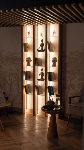 Sauna seca, tratamentos corporais, massagens com pedras quentes
