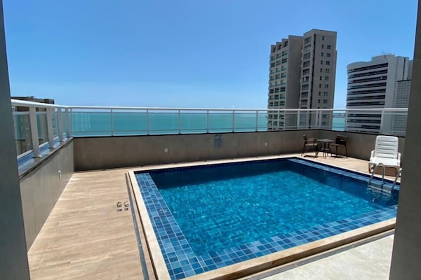 2 outdoor pools, open 8:00 AM to 8:00 PM, sun loungers