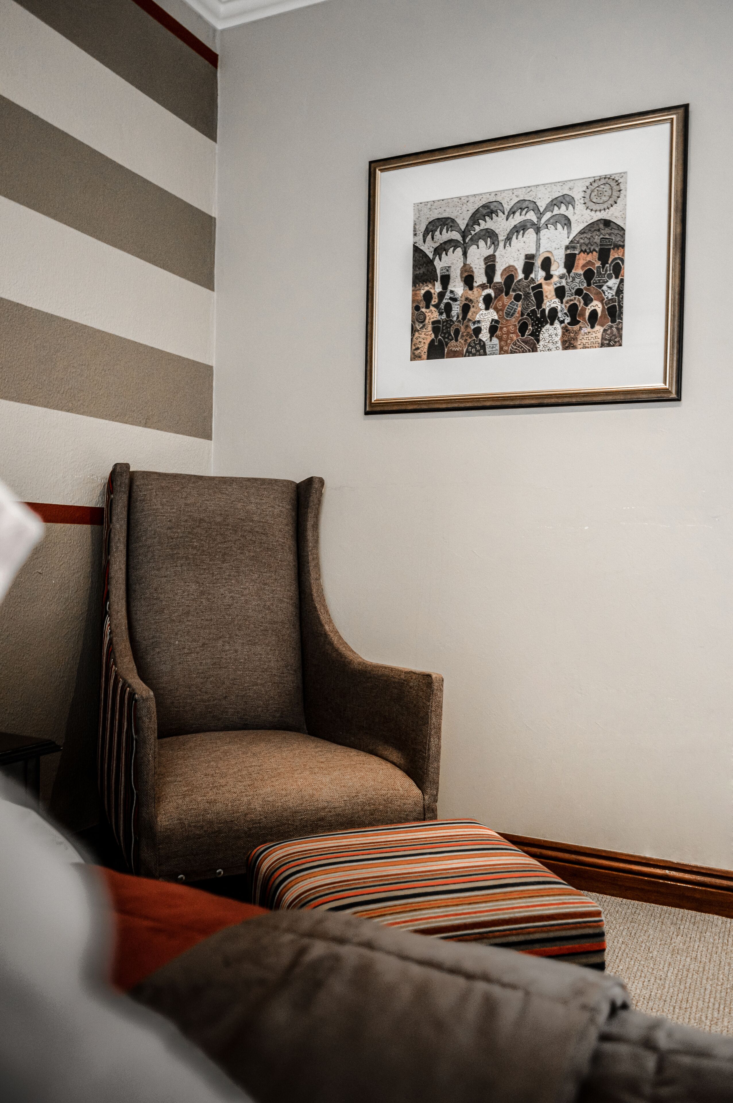 standard double room | living area | 40-inch flat-screen tv with satellite channels, tv