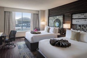 Premium bedding, pillow-top beds, in-room safe, desk