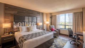 Premium bedding, pillowtop beds, in-room safe, desk