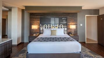 Premium bedding, pillow-top beds, in-room safe, desk