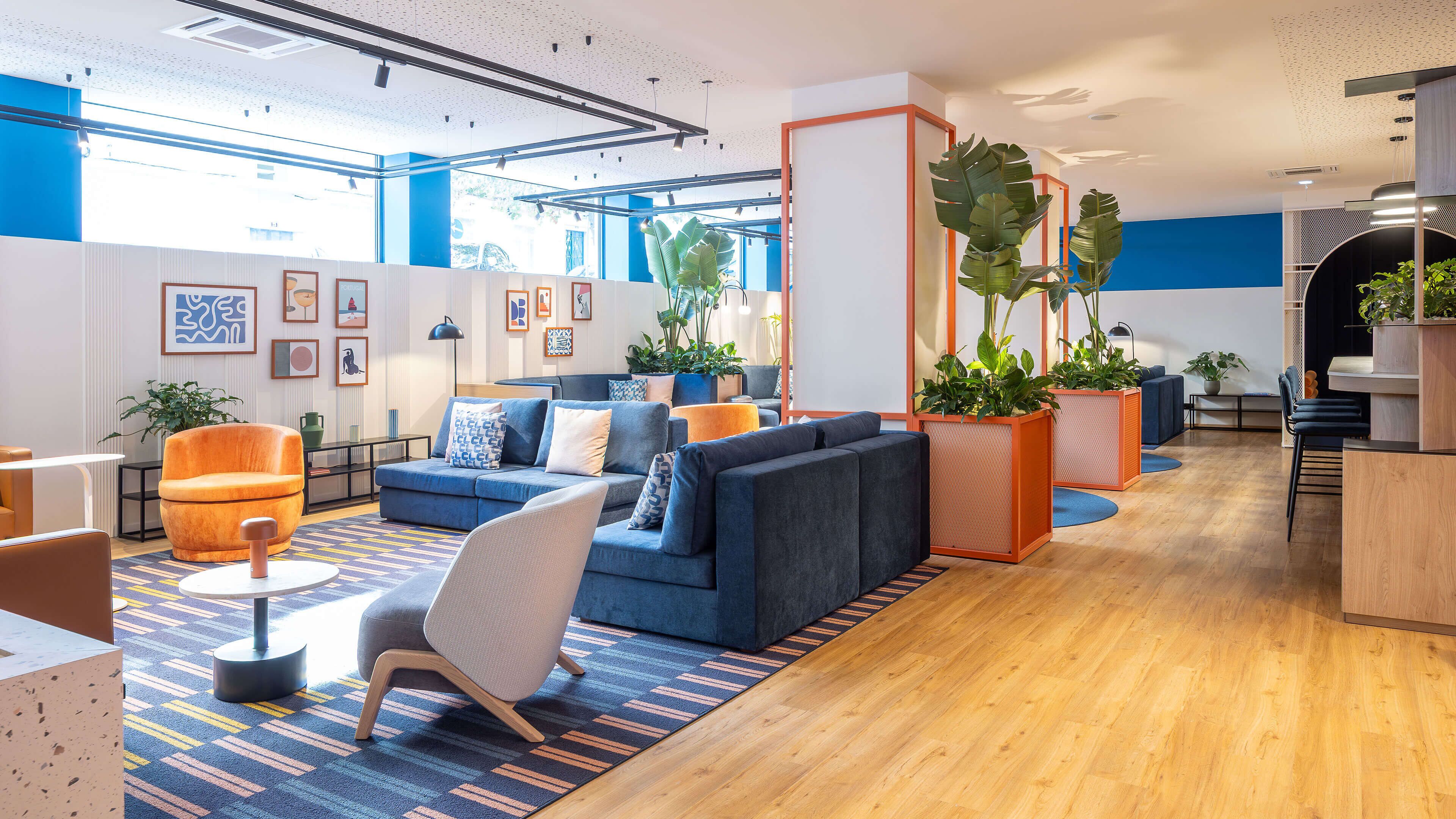 Sitzecke in der Lobby