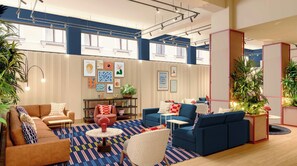 Relax in comfort with sofas, armchairs, and a communal coffee table.