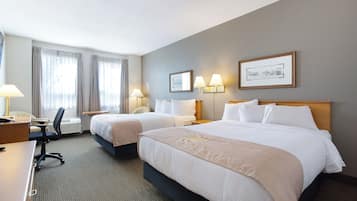 Standard Double Room, 2 Queen Beds | 1 bedroom, premium bedding, in-room safe, desk