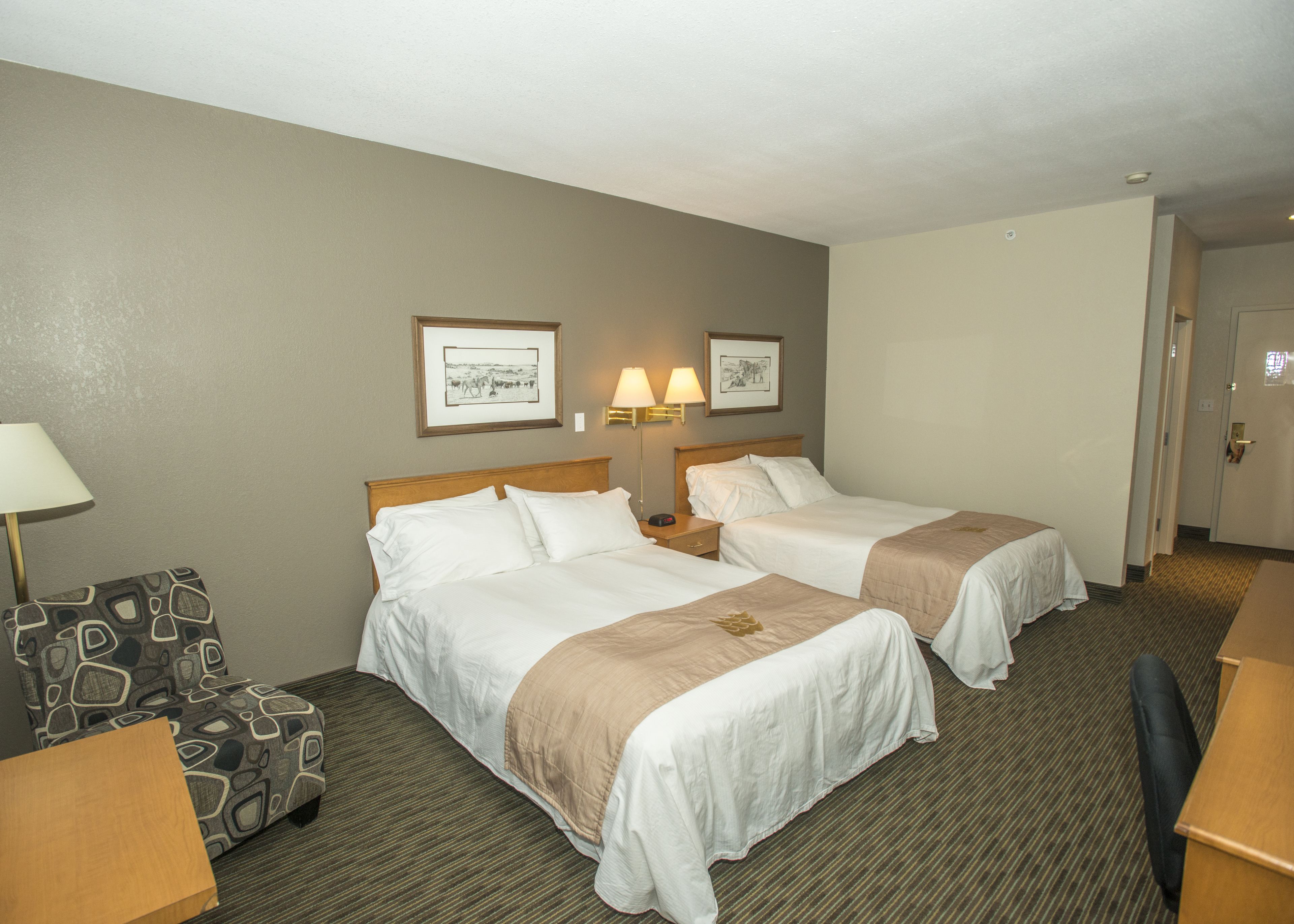 standard double room, 2 queen beds | premium bedding, in-room safe, desk, soundproofing