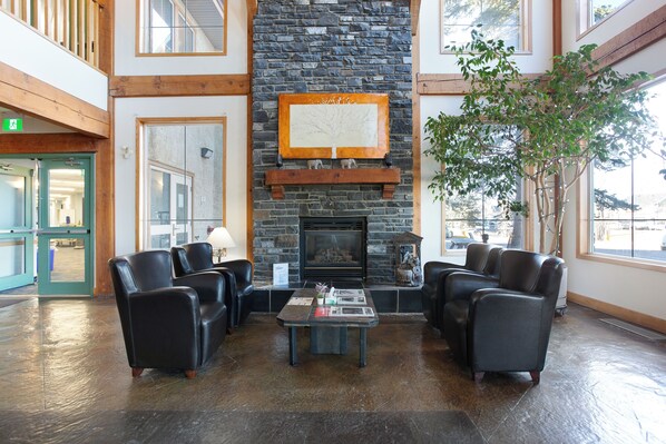 Sitteområde i lobbyen